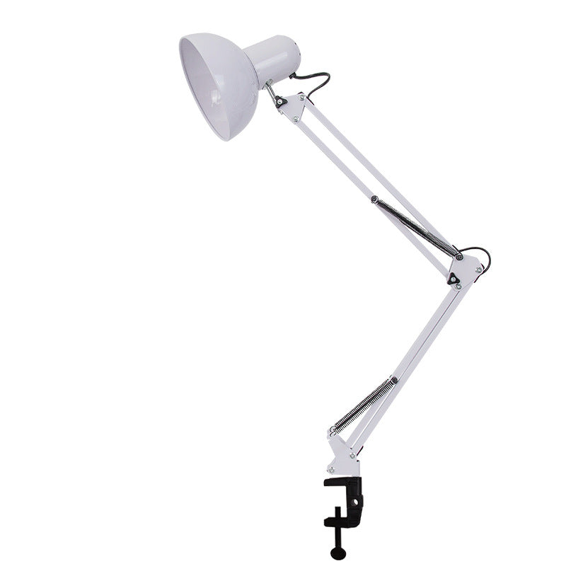 Lampe de Bureau à Bras Long Orientable avec Pince