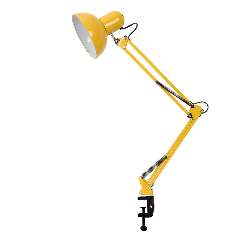 Lampe de Bureau à Bras Long Orientable avec Pince