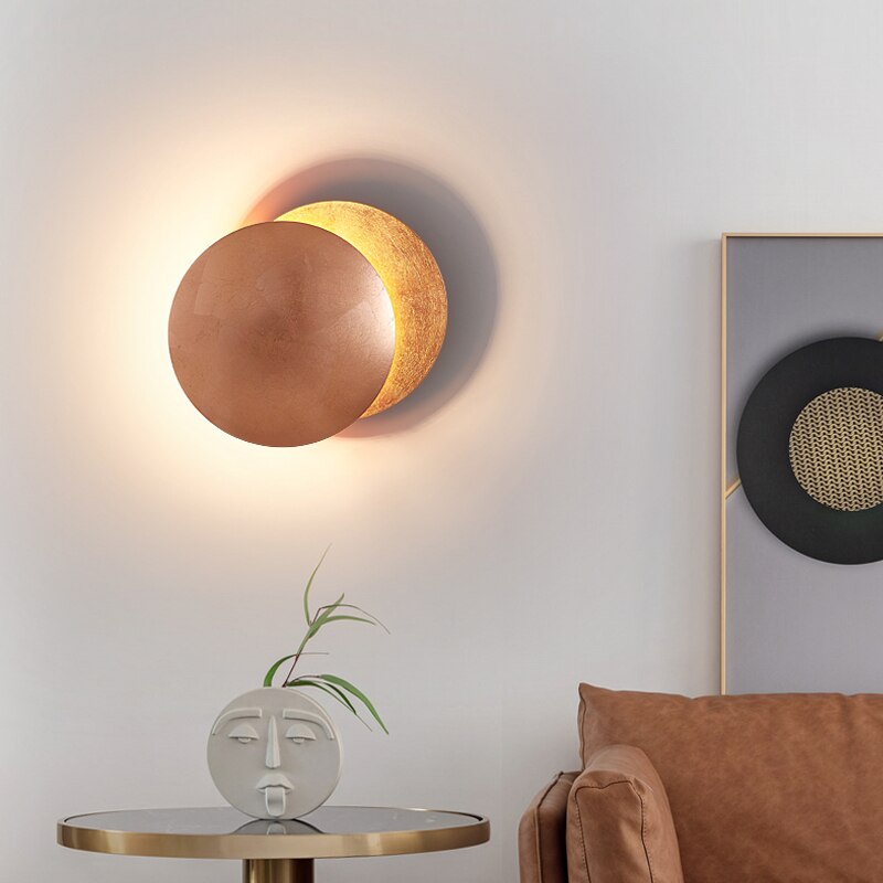 Applique Murale Éclipse LED, Disques Pivotants, 360°