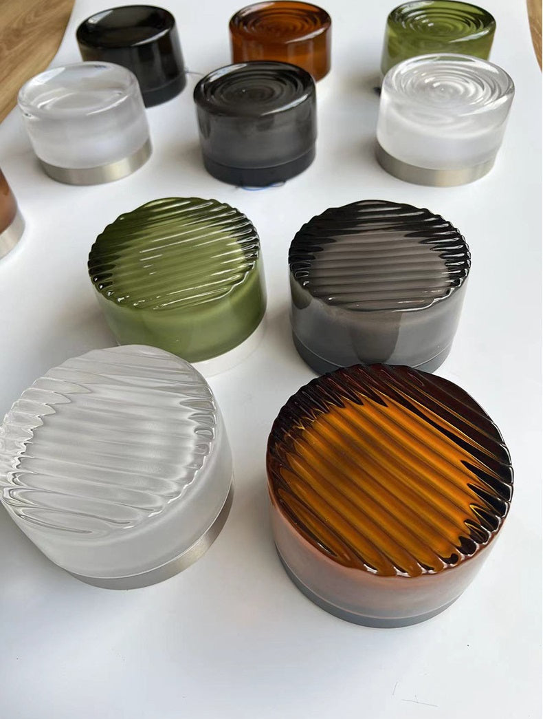 Applique Murale Ondulée en Verre Trempé – Résistante et Élégante pour l’Extérieur (IP65)