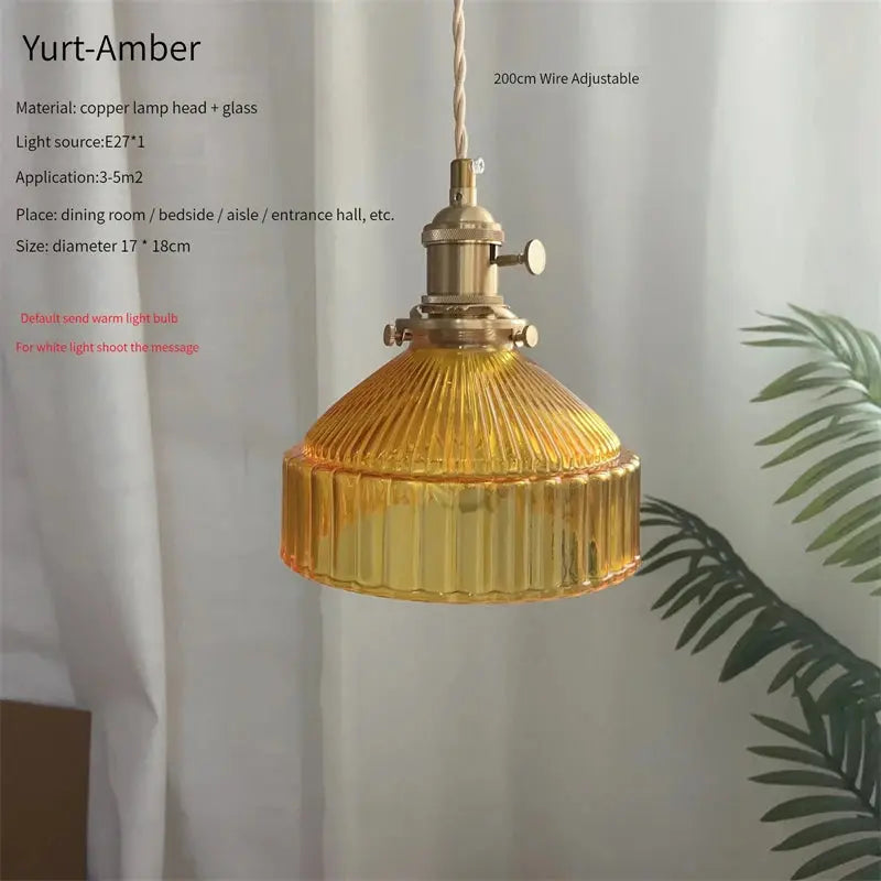 Suspension Scandinave, Abat-Jour en Verre Vert, Hauteur Réglable