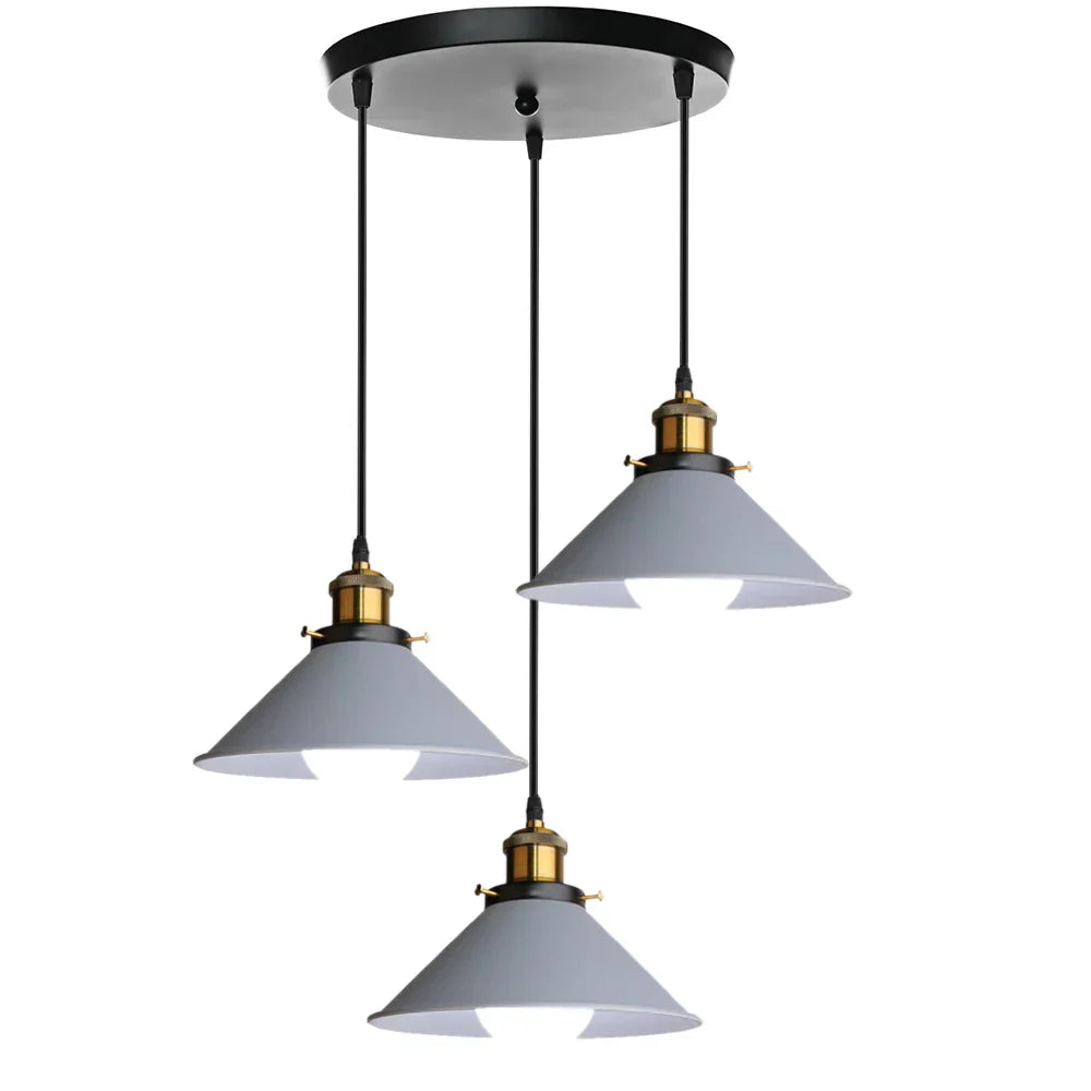 Lustre Vintage Loft | Lampe Plafonnier Industrielle à Suspension pour Éclairage Intérieur