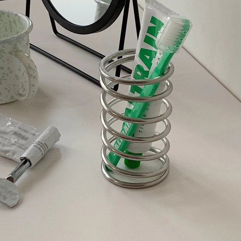Support de Ressort Cylindrique en Acier Inoxydable – Stabilité et Élégance pour un Usage Polyvalent