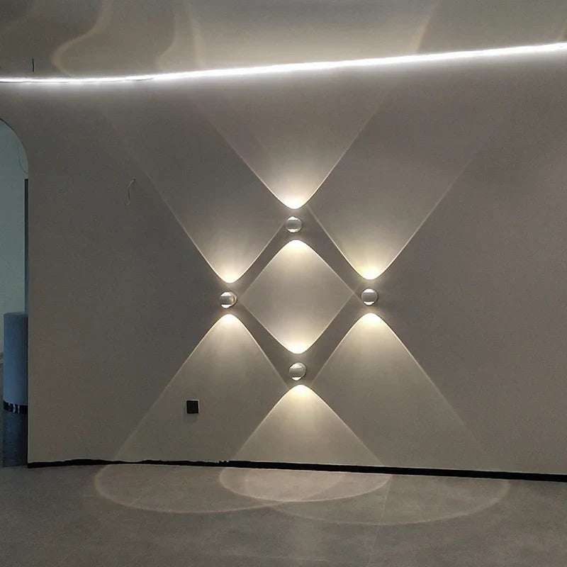 Applique LED Murale Laiton Moderne Noir ou Doré