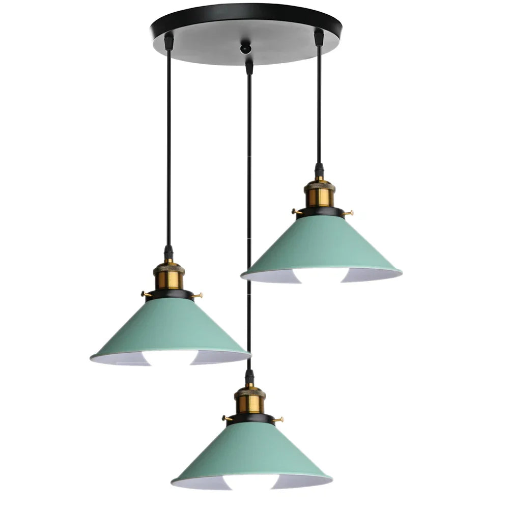 Lustre Vintage Loft | Lampe Plafonnier Industrielle à Suspension pour Éclairage Intérieur