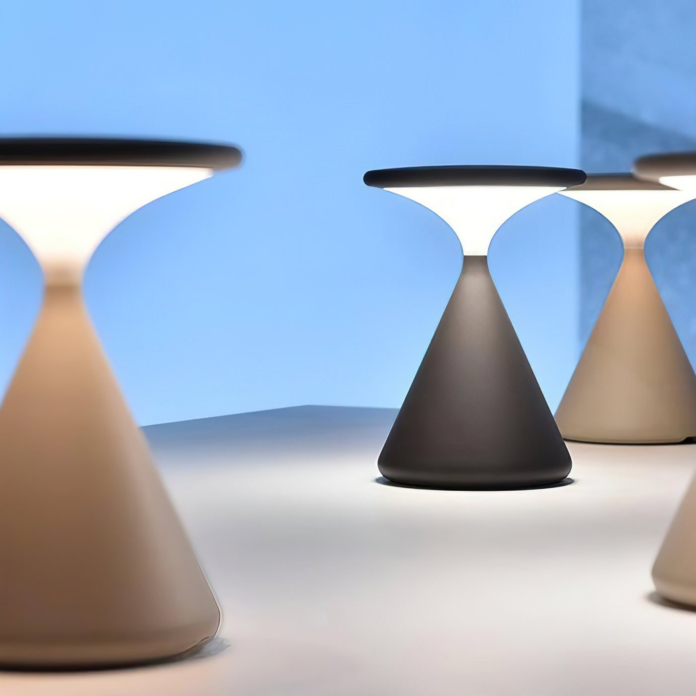 Lampe de Table Atmosphère Sel & Poivre – Élégance Moderne Sans Fil