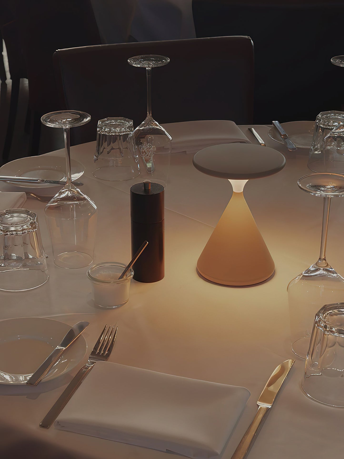Lampe de Table Atmosphère Sel & Poivre – Élégance Moderne Sans Fil
