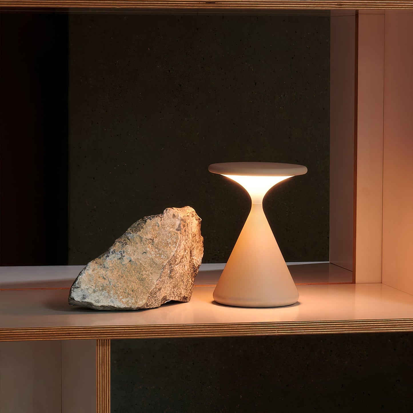 Lampe de Table Atmosphère Sel & Poivre – Élégance Moderne Sans Fil