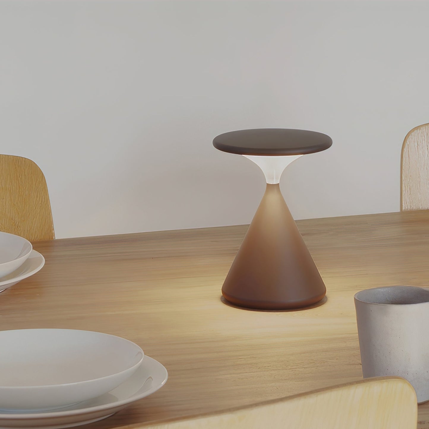 Lampe de Table Atmosphère Sel & Poivre – Élégance Moderne Sans Fil