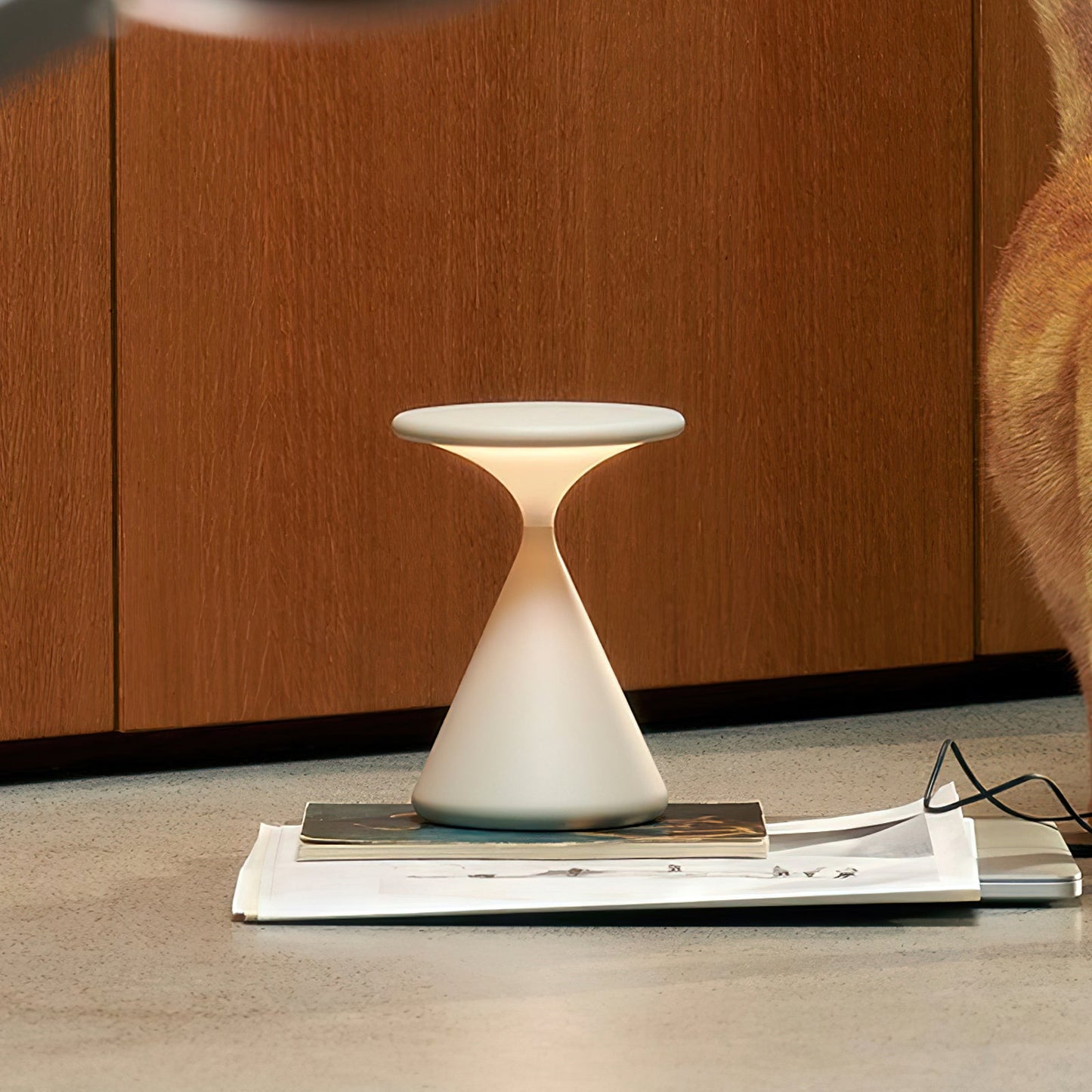 Lampe de Table Atmosphère Sel & Poivre – Élégance Moderne Sans Fil