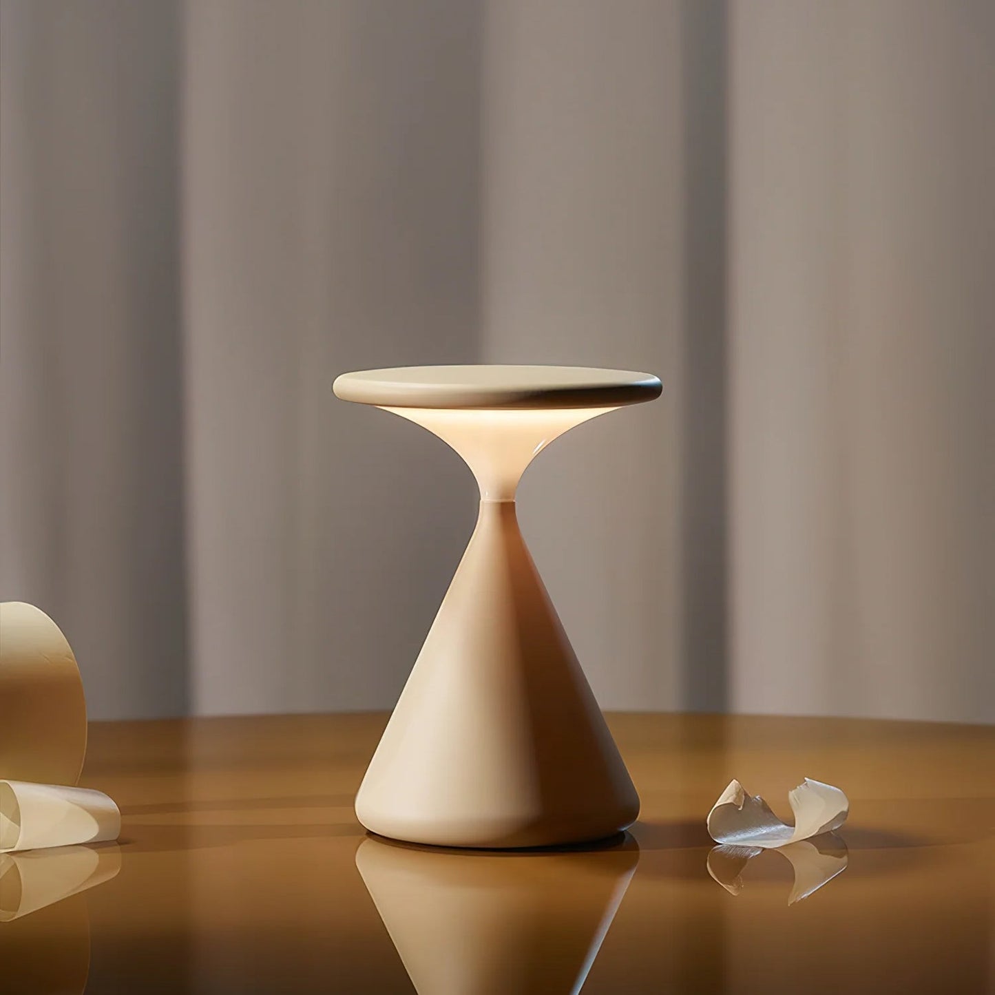 Lampe de Table Atmosphère Sel & Poivre – Élégance Moderne Sans Fil