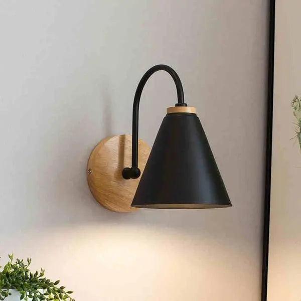 Applique Murale LED Intérieure Bois Métal Nordic