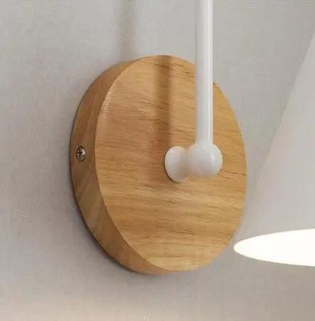 Applique Murale LED Intérieure Bois Métal Nordic