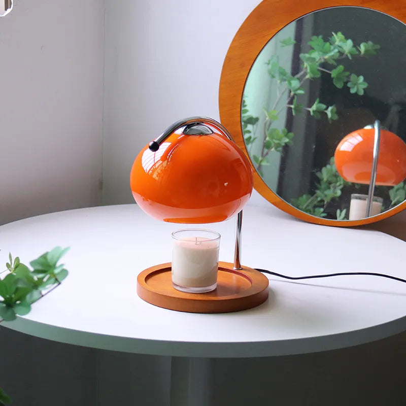 Lampe Réchauffe-Cire en Verre Rétro Dimmable – Ambiance Élégante et Chaleureuse
