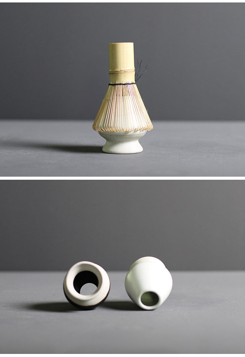 Set Traditionnel de Matcha en Bambou et Céramique – L'Art du Thé Japonais à la Maison