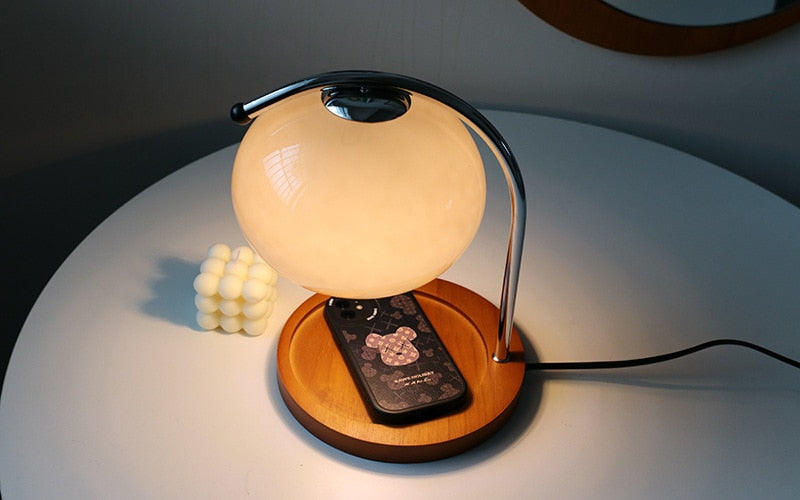 Lampe Réchauffe-Cire en Verre Rétro Dimmable – Ambiance Élégante et Chaleureuse