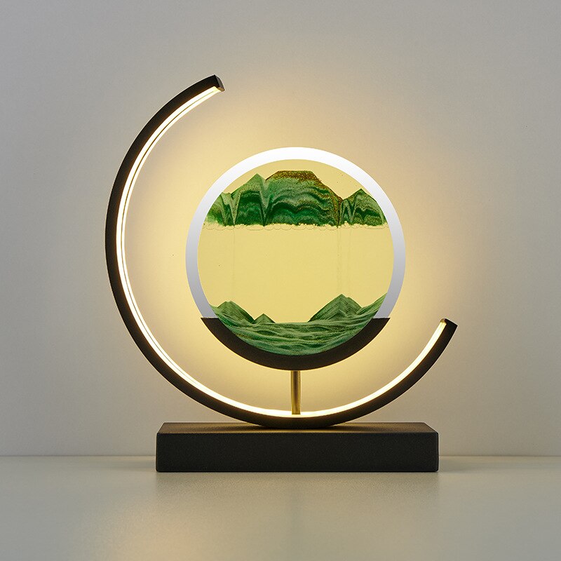 Sandlight | Lampe de Table Sable Mouvant | Design Unique et Apaisant