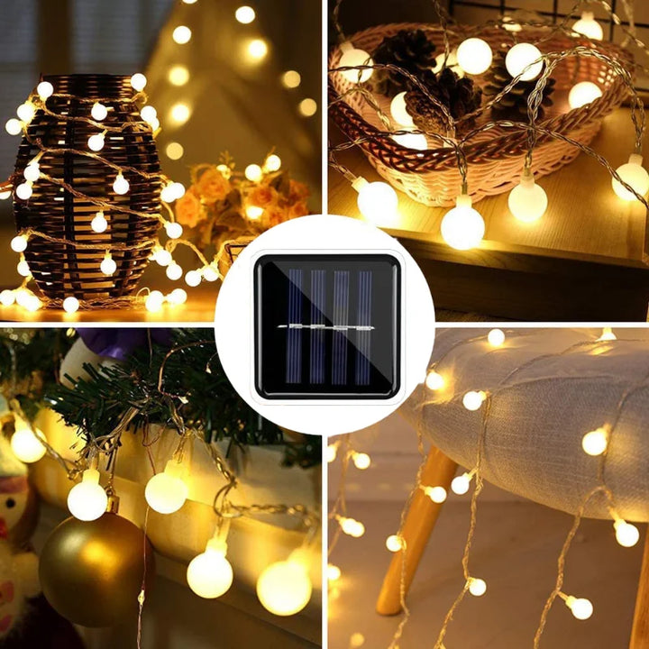 Guirlande Solaire LED Extérieure – Ambiance Lumineuse Éco-Responsable pour Vos Soirées en Plein Air