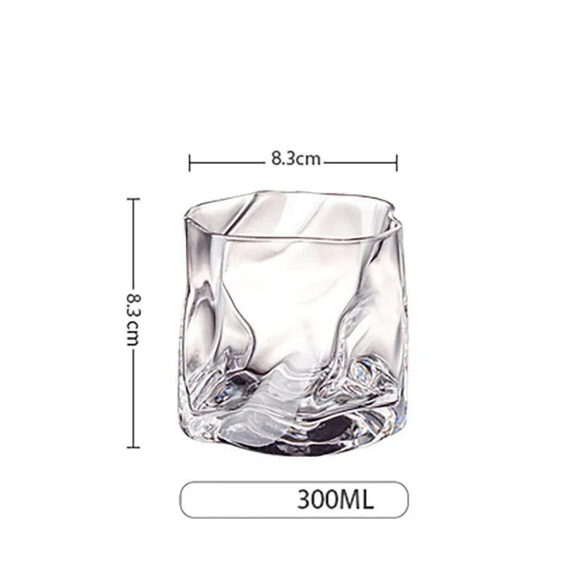 Verre à Whisky Texturé 300ml, Design Élégant