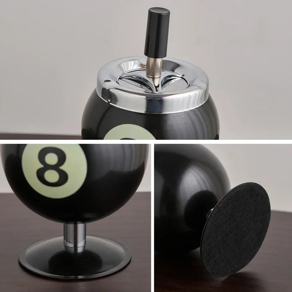 Cendrier Billard en Métal – Élégance et Praticité pour Votre Salle de Jeux