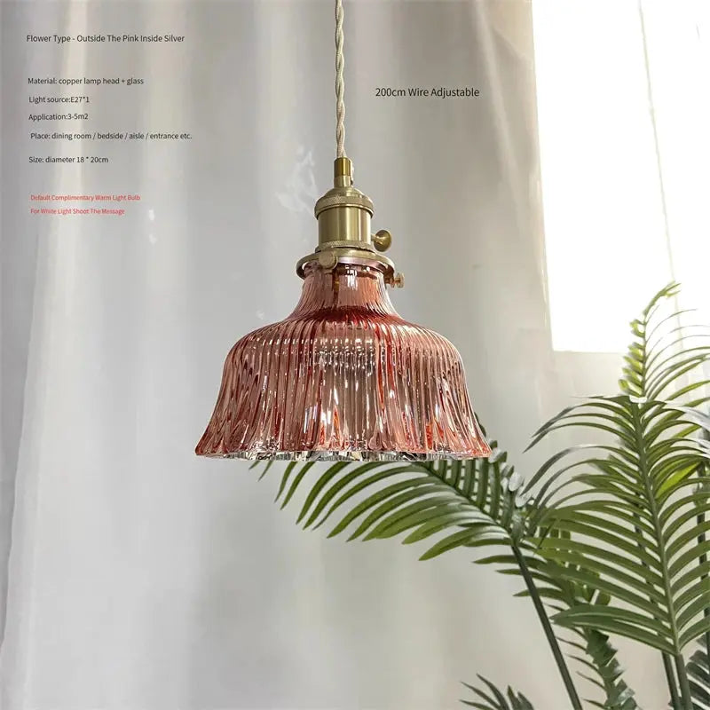 Suspension Scandinave, Abat-Jour en Verre Vert, Hauteur Réglable