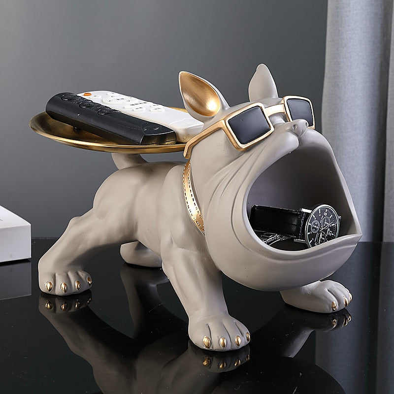 Panier de Rangement et Plateau Bodybuilder Bulldog | Design Original et Pratique