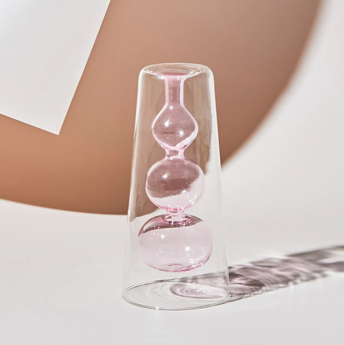 Vase Terrarium en Verre, Design Coloré