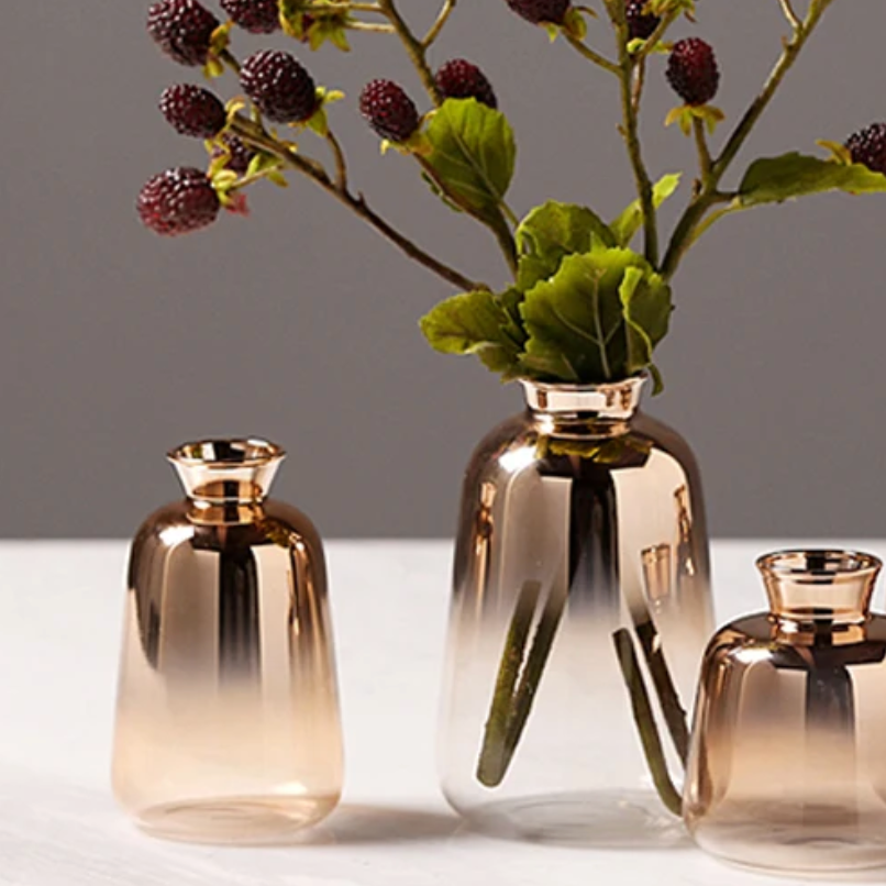 Vase Dégradé en Verre – Élégance Lumineuse pour Sublimer Votre Intérieur