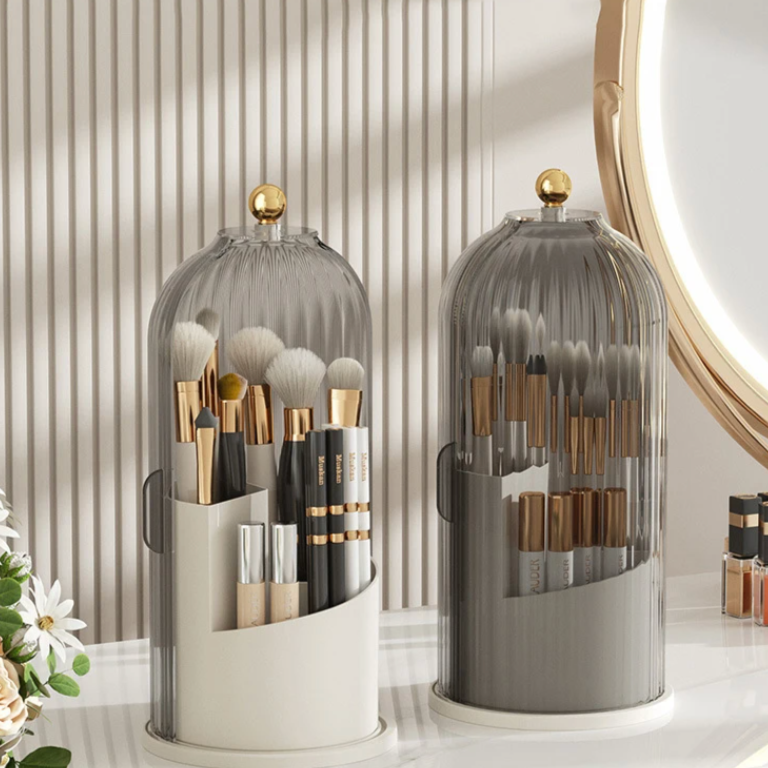 Rotating Acrylic Cosmetics Organizer | Organisateur Rotatif en Acrylique pour Cosmétiques