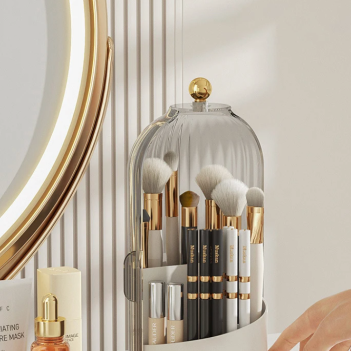 Rotating Acrylic Cosmetics Organizer | Organisateur Rotatif en Acrylique pour Cosmétiques