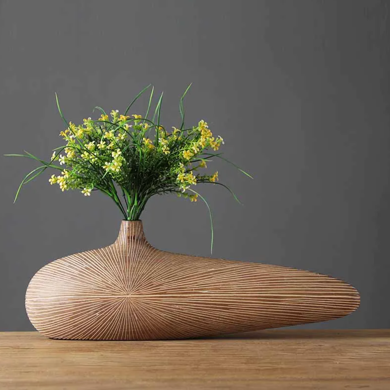 Vase Sculpté Sahara – Élégance texturée inspirée du désert
