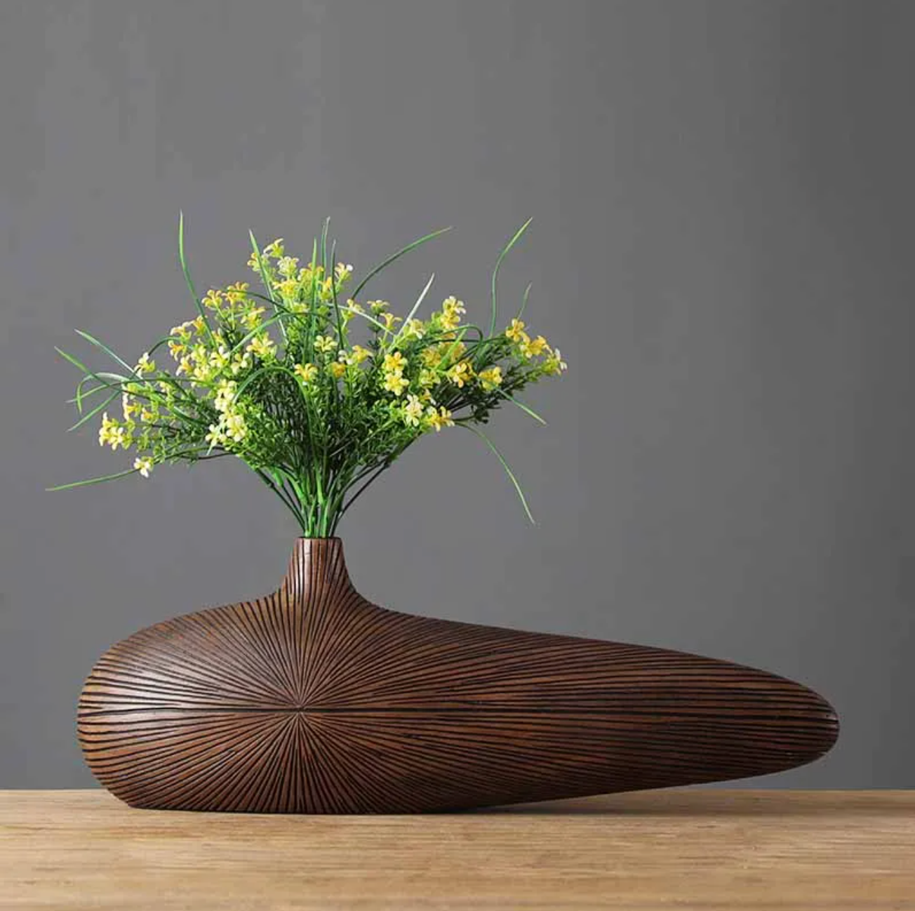 Vase Sculpté Sahara – Élégance texturée inspirée du désert