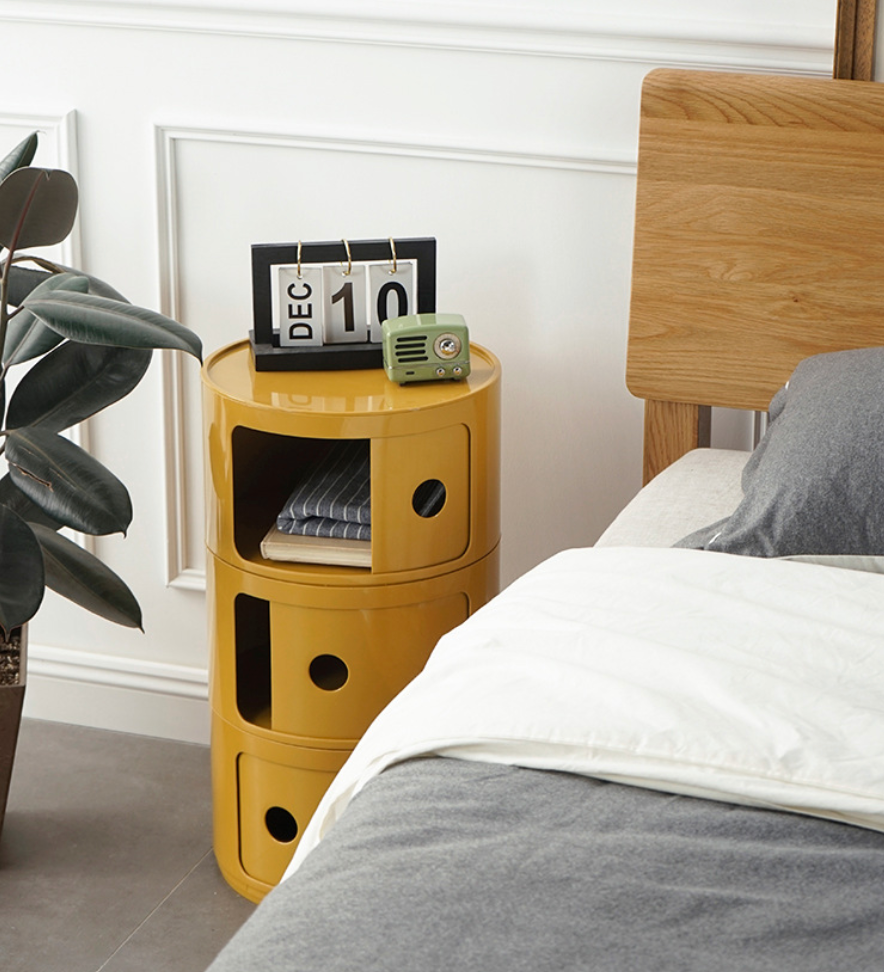 Meuble Componibili 3 Tiroirs Rond Design Kartell ABS