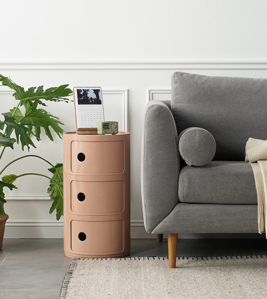 Meuble Componibili 3 Tiroirs Rond Design Kartell ABS