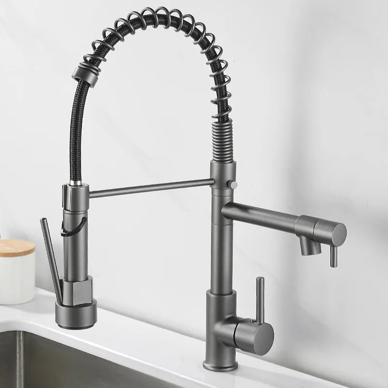 Robinet de Cuisine Design avec Double Bec – DualFlow Luxe