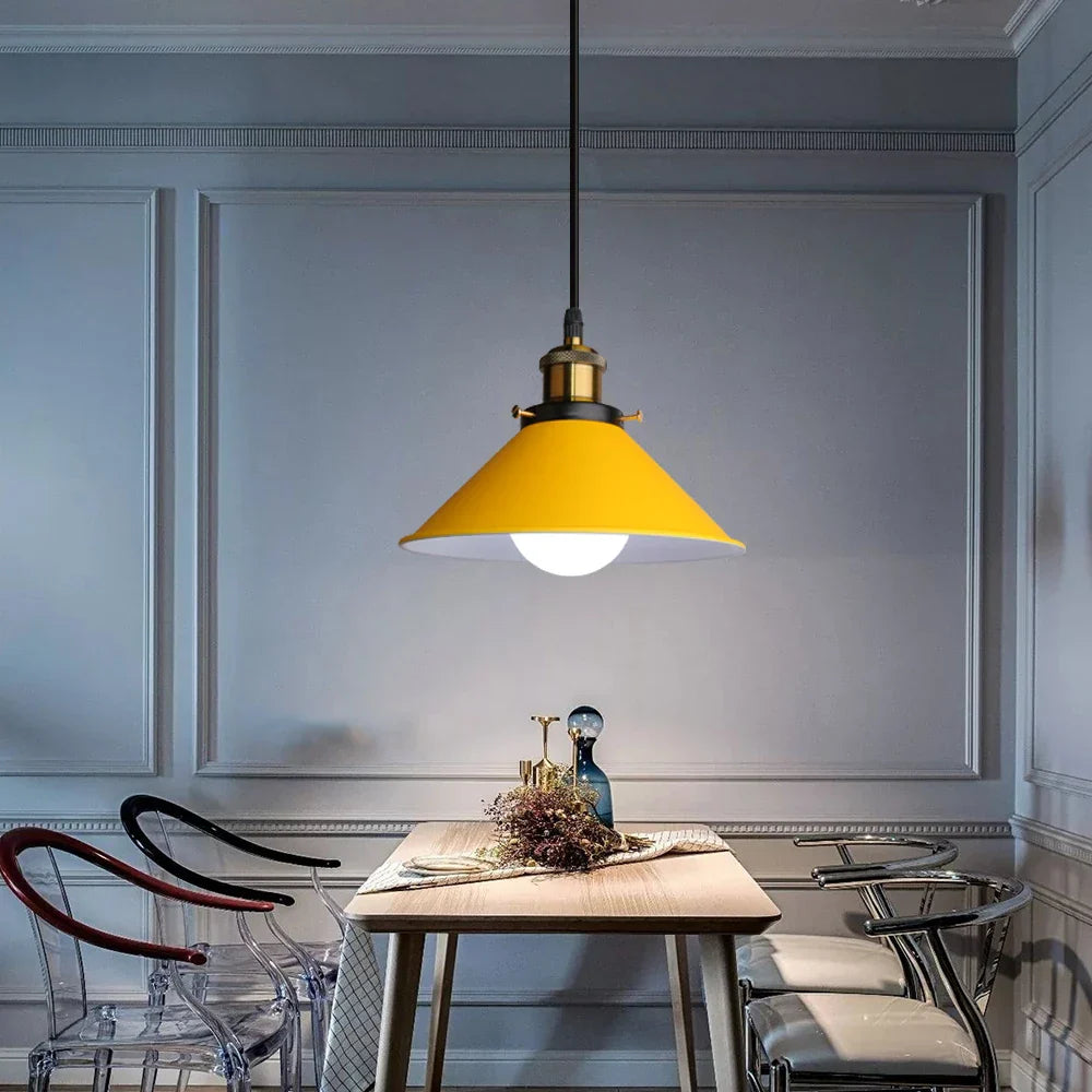 Lustre Vintage Loft | Lampe Plafonnier Industrielle à Suspension pour Éclairage Intérieur