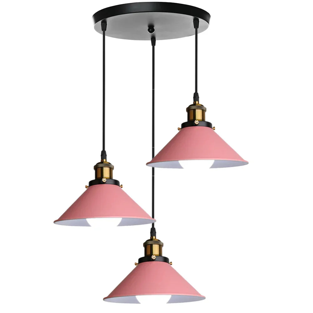 Lustre Vintage Loft | Lampe Plafonnier Industrielle à Suspension pour Éclairage Intérieur