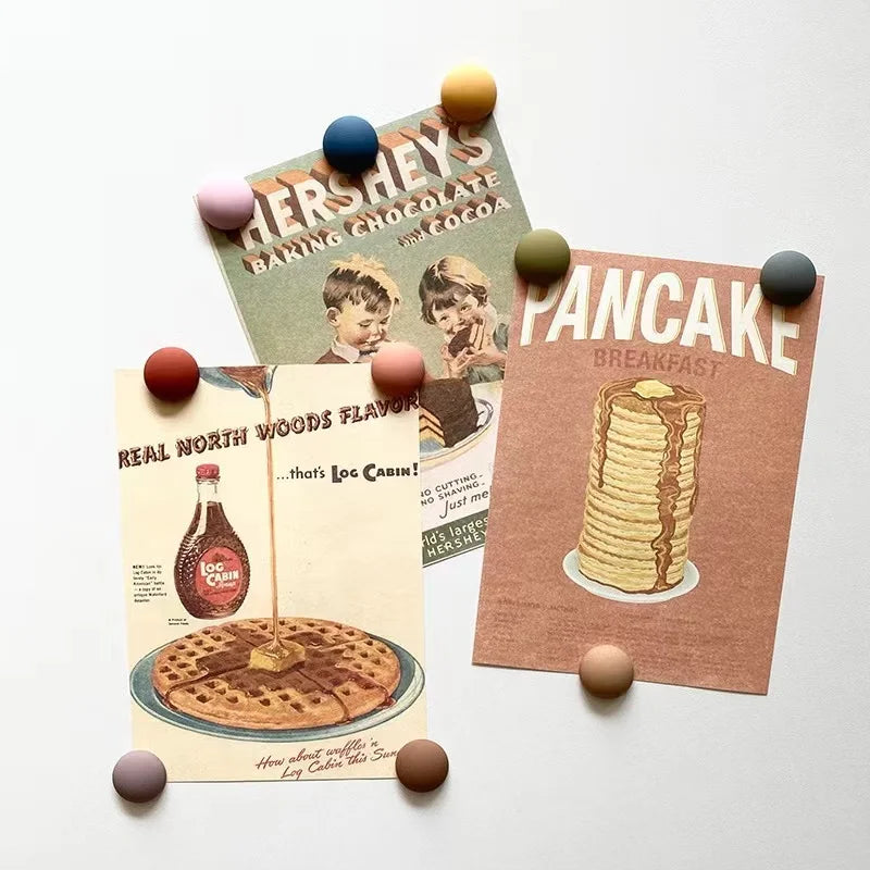 Ensemble de Magnets Boules Macaron – Une Touche Ludique pour Votre Cuisine