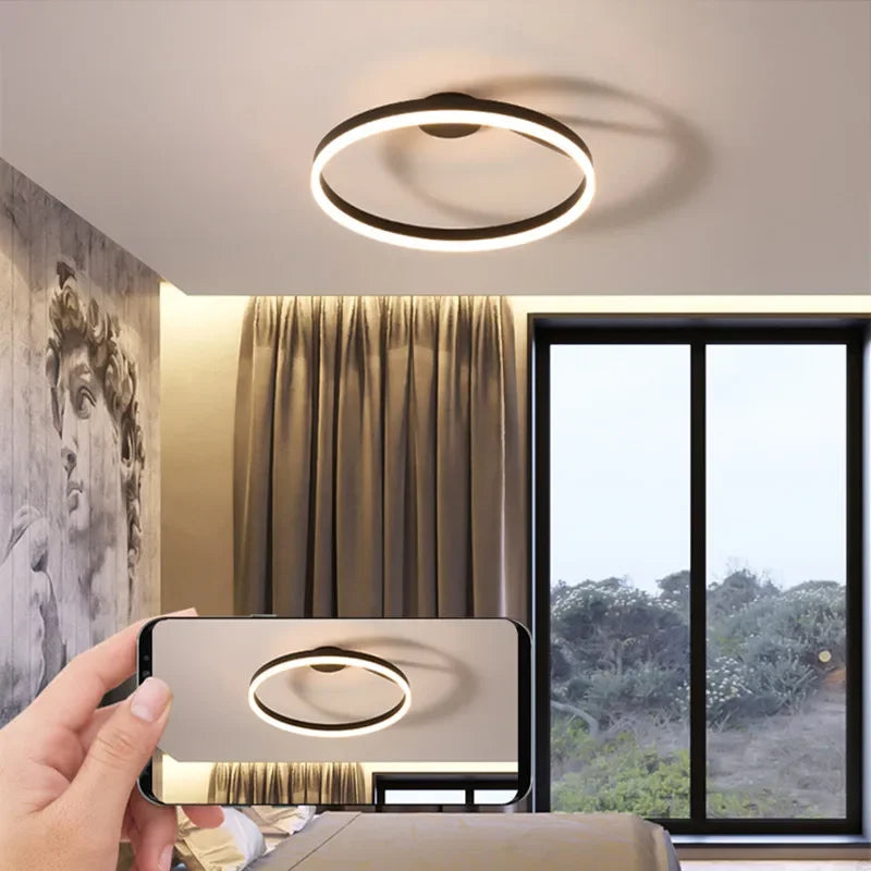 Luminosphère | Plafonnier rond contemporain