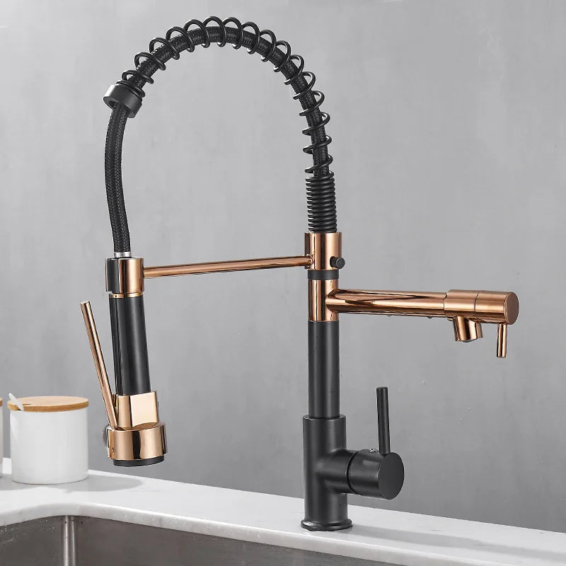 Robinet de Cuisine Design avec Double Bec – DualFlow Luxe