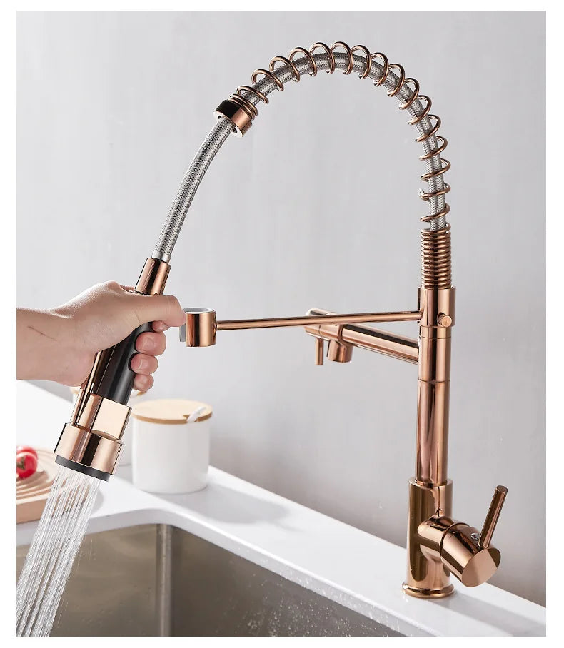 Robinet de Cuisine Design avec Double Bec – DualFlow Luxe