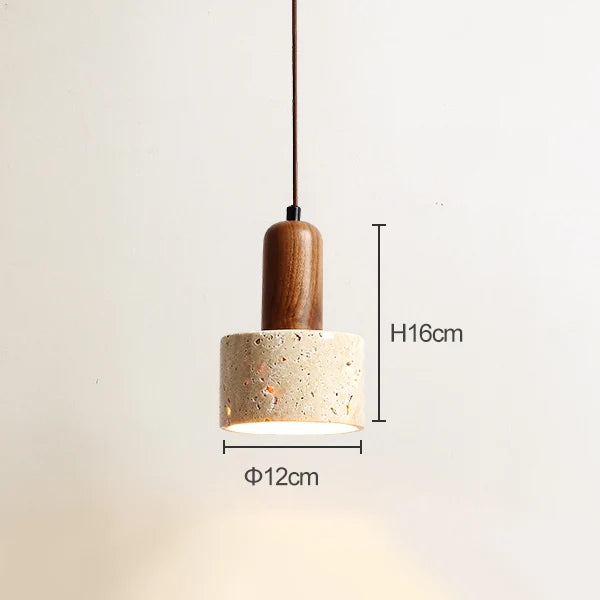 Suspension Élégante en Pierre Naturelle – Minimalisme et Raffinement Inspirés du Japon