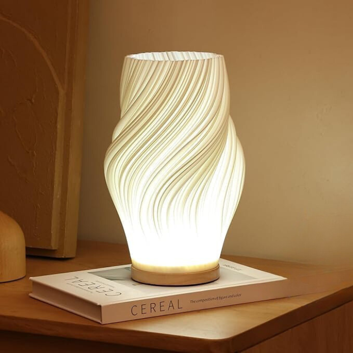 Lampe Serene Wavecrest | Design Apaisant et Élégant pour Votre Espace
