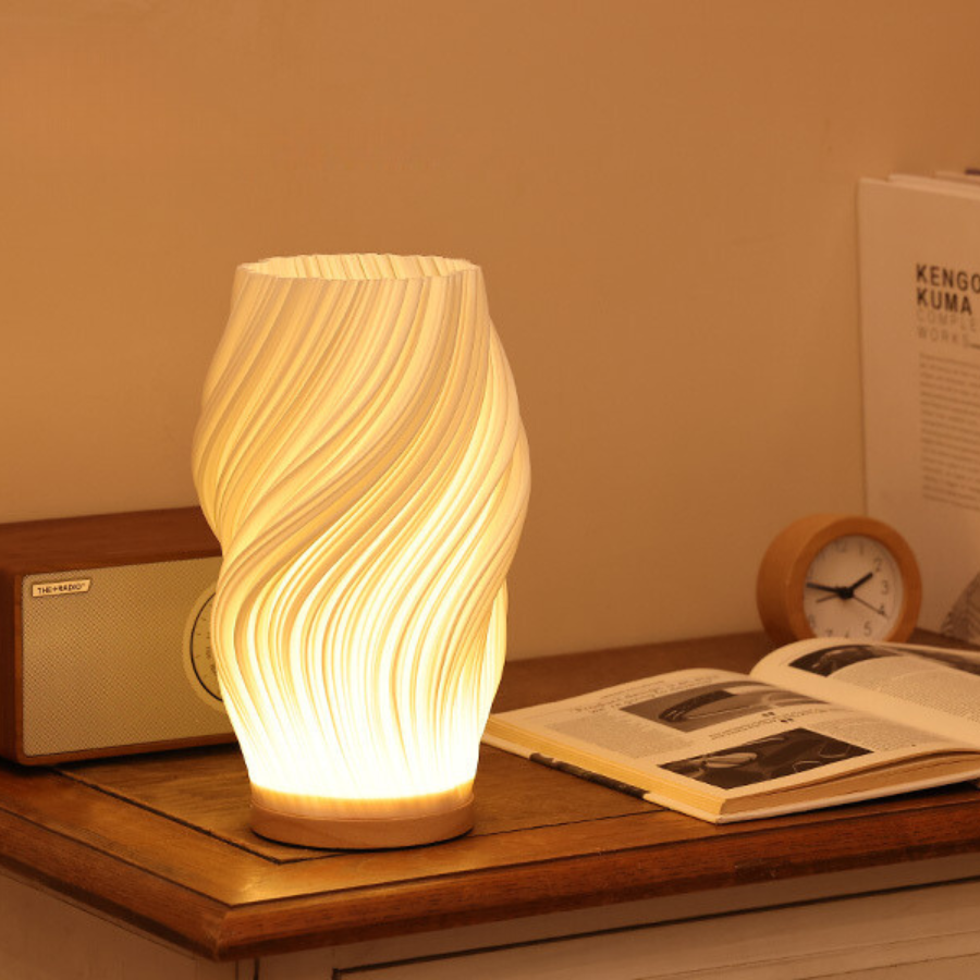 Lampe Serene Wavecrest | Design Apaisant et Élégant pour Votre Espace