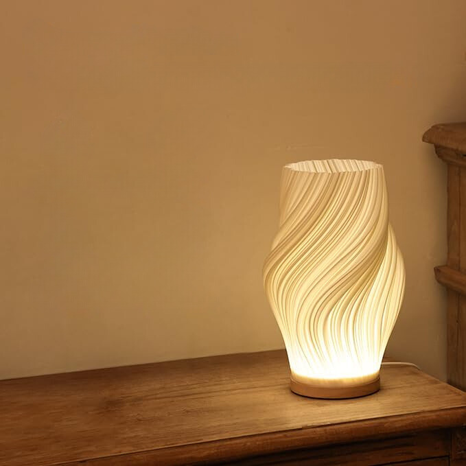 Lampe Serene Wavecrest | Design Apaisant et Élégant pour Votre Espace