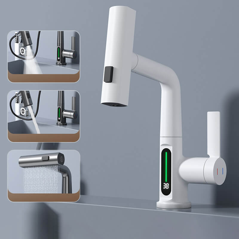 Robinet de Cuisine Flexible avec Indicateur de Température – Polyvalent, Économique et Facile à Installer