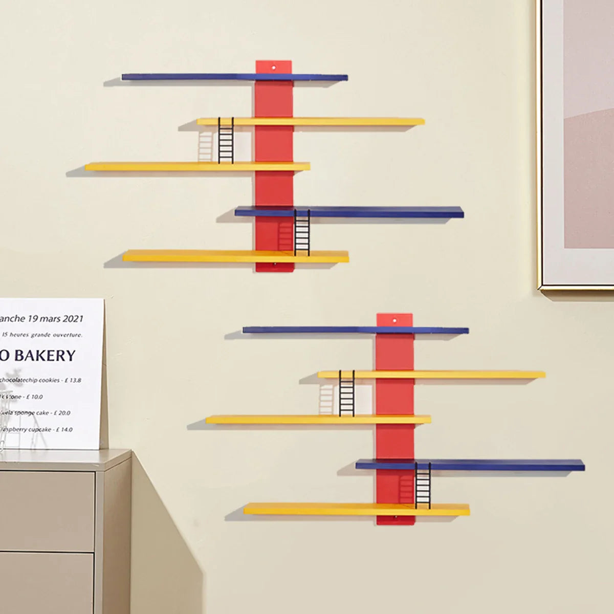 Étagère Murale au Design Arcade Rétro – Style Nostalgique et Fonctionnalité Réinventée