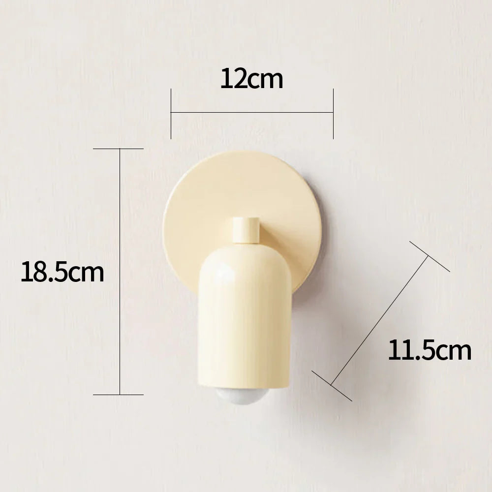 Applique Murale Design Minimaliste en Fer Intérieur