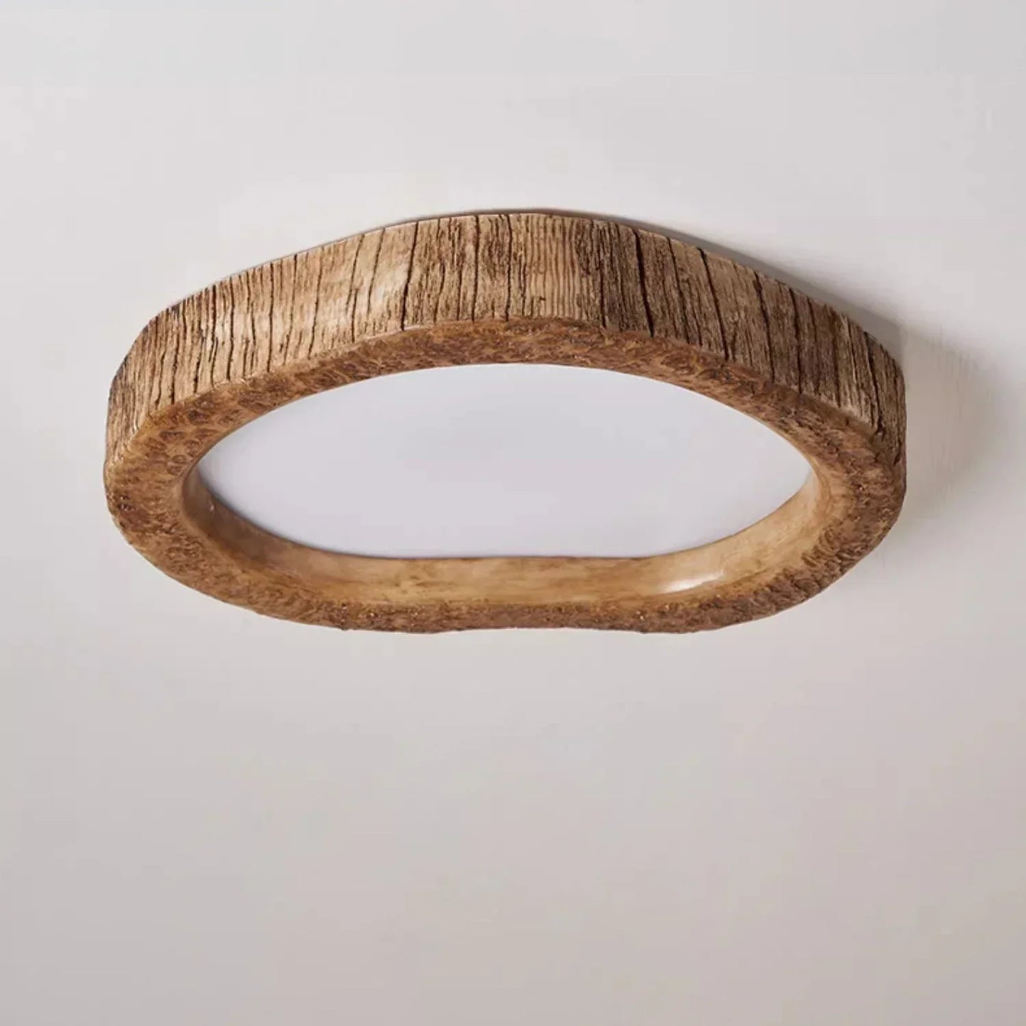 LogLustre | Plafonnier LED en Bois Rustique Enchanteur
