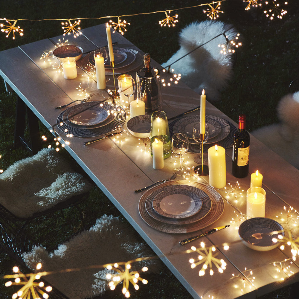 Guirlande Lumineuse LED Étoiles Cuivre Starburst